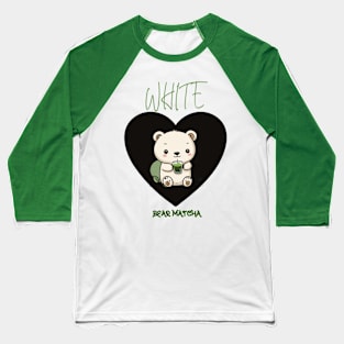 WHITE BEAR MATCHA Baseball T-Shirt